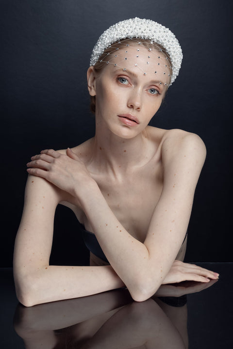 Eva Oherjus I Fleur Crown with Veil