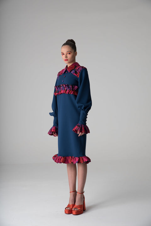 Psychedelic Overdose | Psychedelic Midi Dress