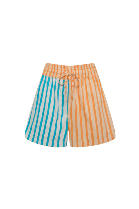 State Of Georgia I THE SUNNY SIDE UP SHORTS - MULTI COLOUR STRIPES