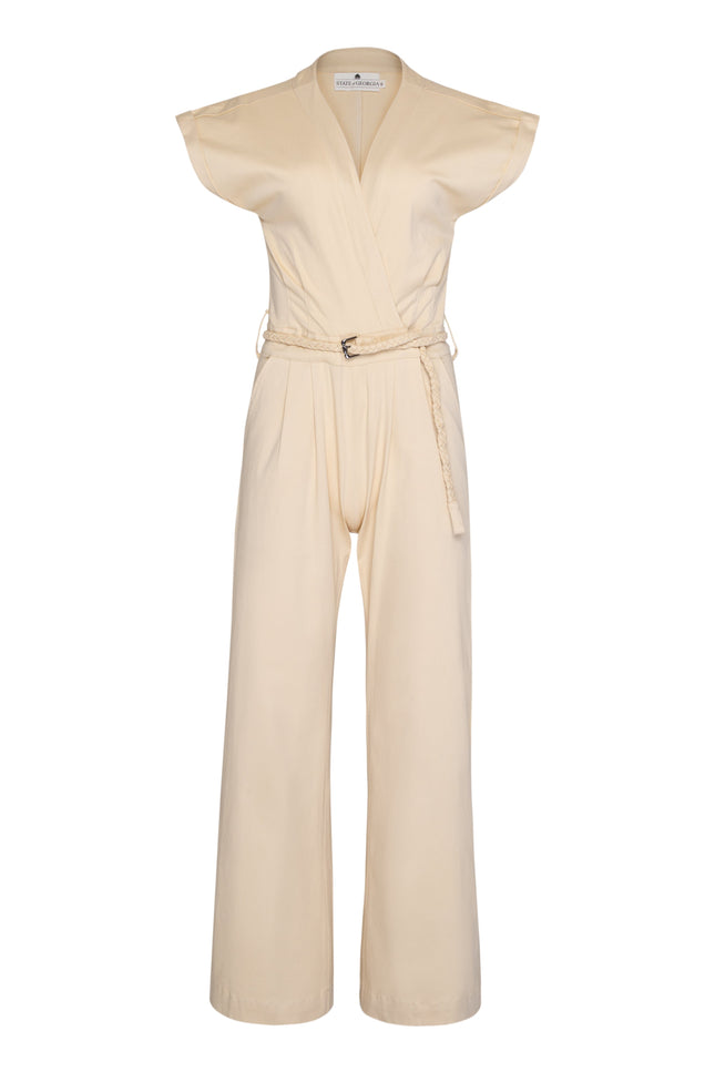 State Of Georgia I THE EUPHORIA JUMPSUIT - SAND