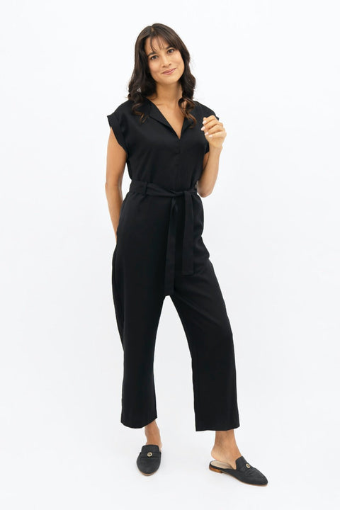 1 People | Dakar  - Straight Leg Jumpsuit - Licorice