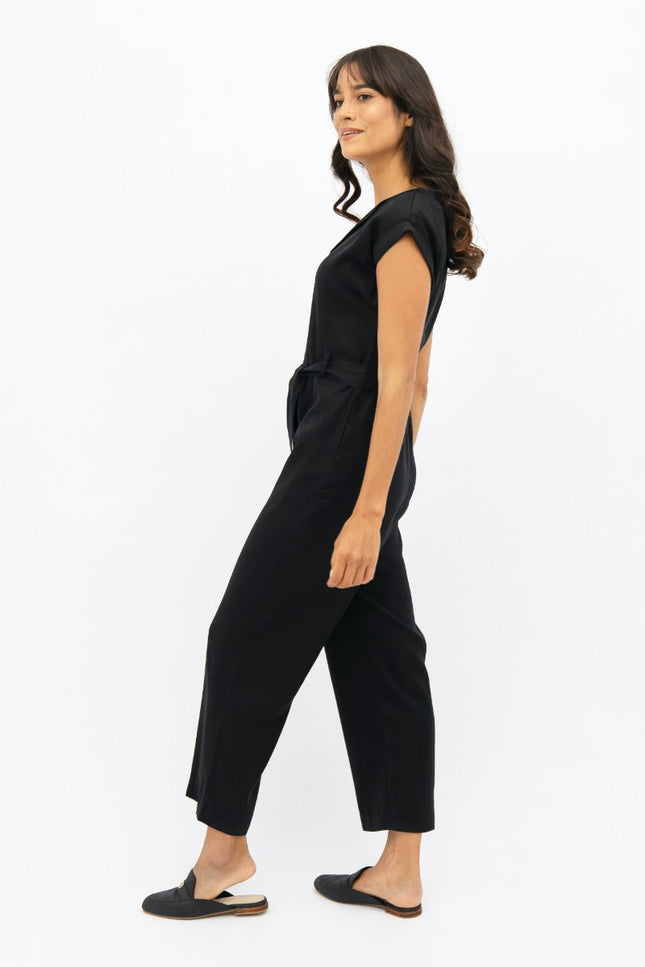1 People | Dakar  - Straight Leg Jumpsuit - Licorice