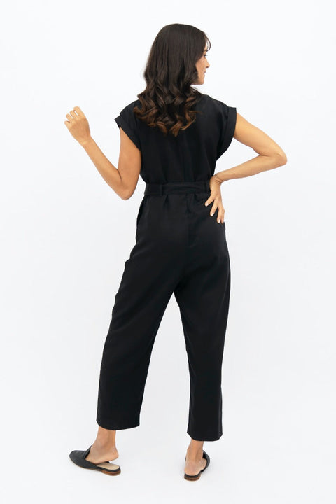 1 People | Dakar  - Straight Leg Jumpsuit - Licorice