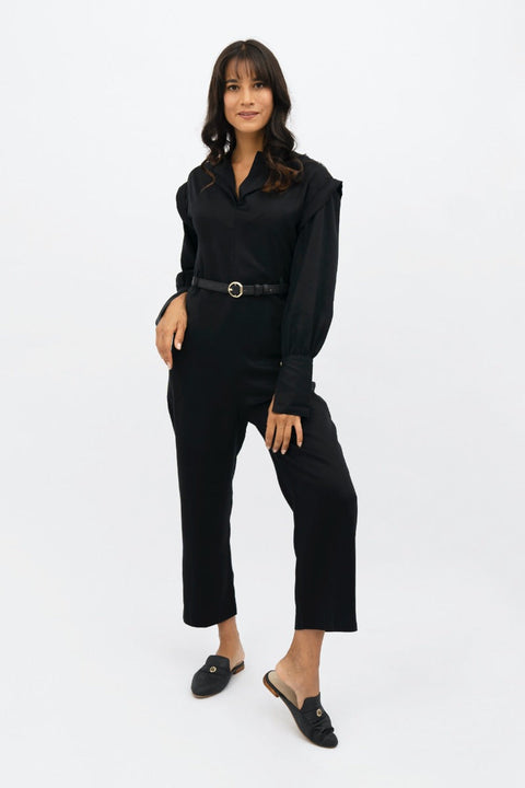 1 People | Dakar  - Straight Leg Jumpsuit - Licorice