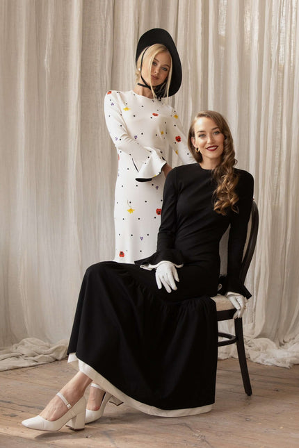 dancing romance and quiet elegance dresses by rainsisters. 