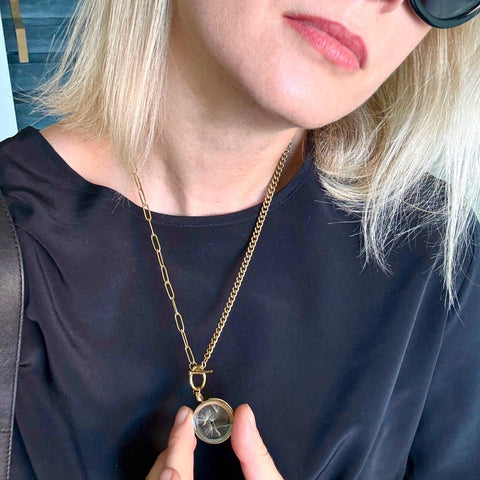 My Little Nature I Handmade Gold Plated Statement Necklace With Natural Dandelion Seeds – Make A Wish Jewelry