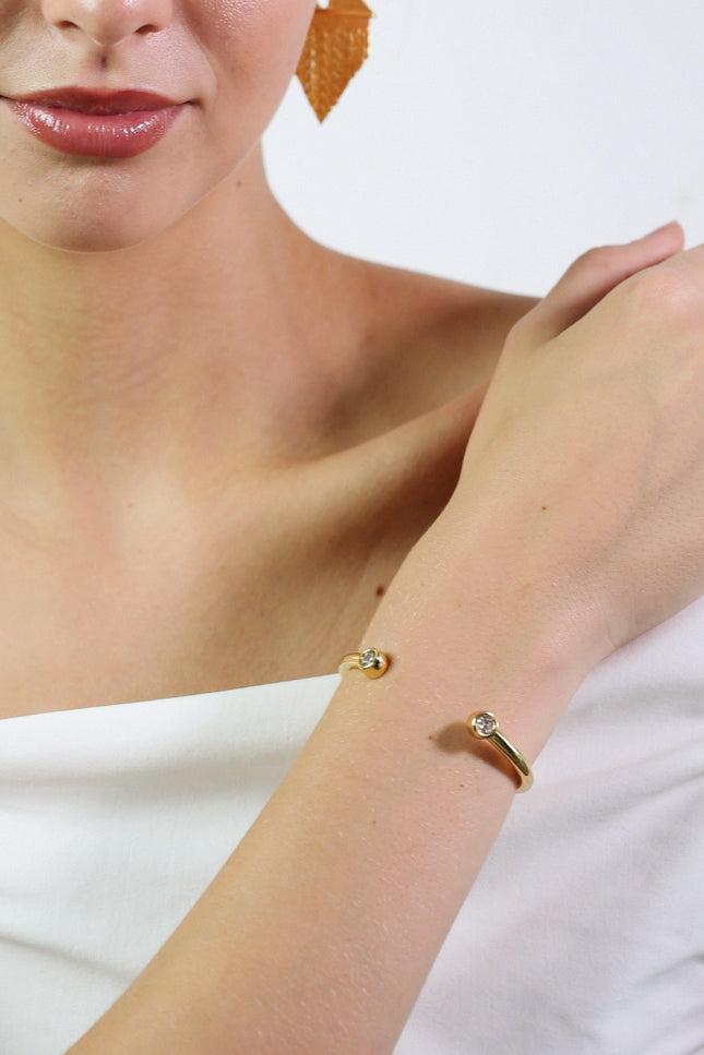 Miss Cecilia | Twin Spark Cuff Bangle
