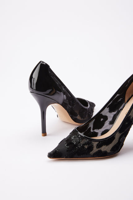 Icy Wong | Black Leopard Lace