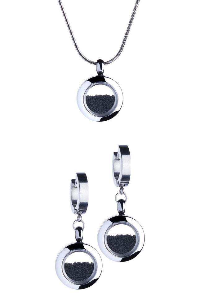 My Little Nature I Natural Volcanic Sand Jewelry Set – Unique Handmade Design