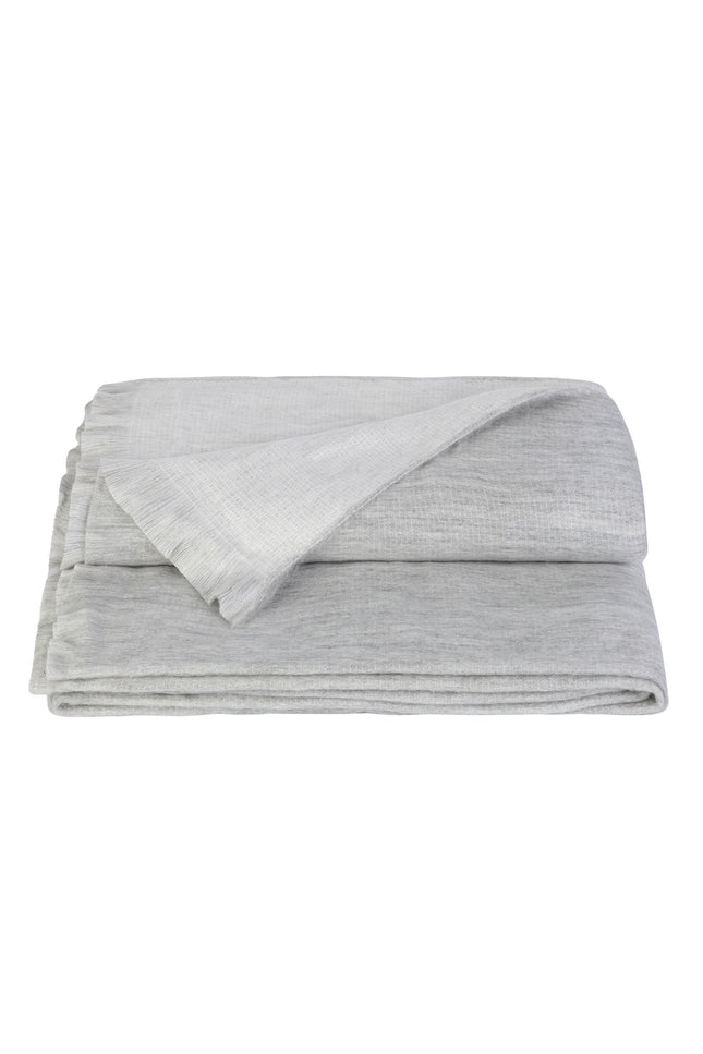 Alpaca Loca | Double Plaid Light Grey / White