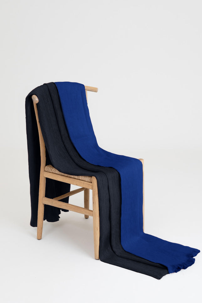 Alpaca Loca | Double Plaid Royal / Cobalt Blue