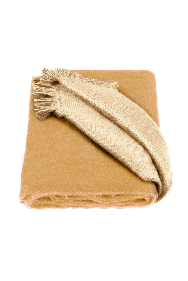 Alpaca Loca | Slim Double Scarf Ocher / Natural
