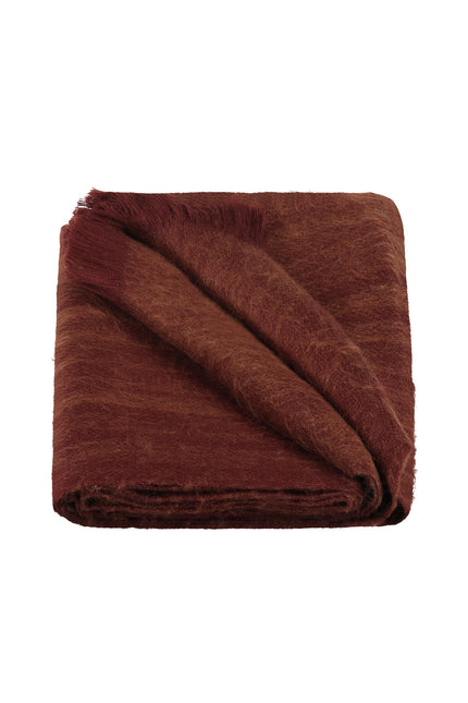 Alpaca Loca | Podwójny szalik Camel / Canela