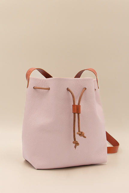 foto producto bolso de piel dulse s rosa lateral
