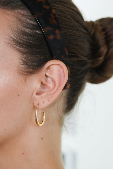 Miss Cecilia | Slim Hoops Earrings