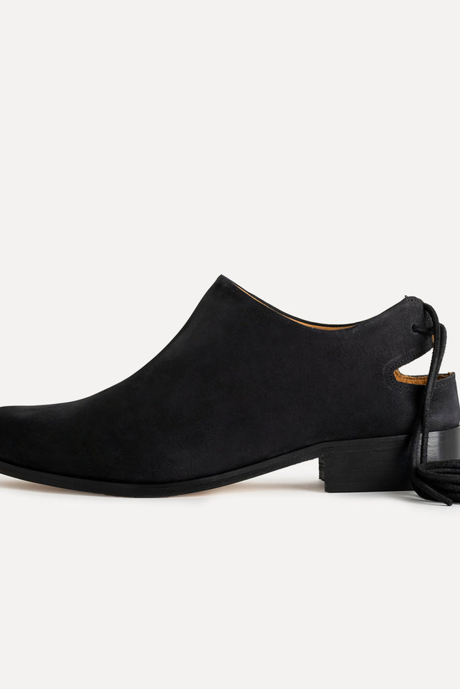 Entrudo | Careto Flat shoes with lace black