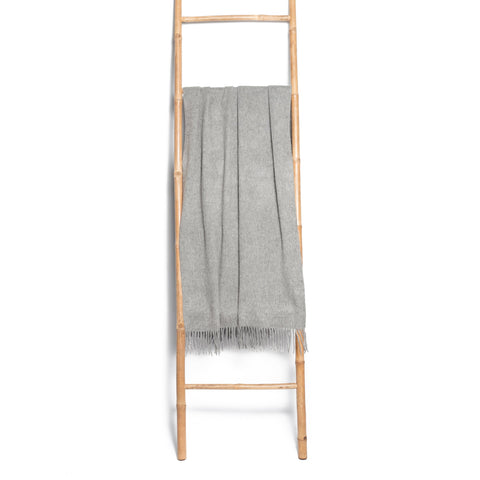 Bel Cashmere | Estola/ Bufanda grande con flecos gris