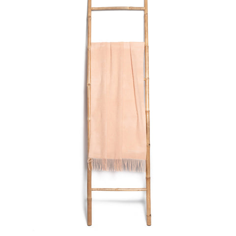 Bel Cashmere | Estola/ Bufanda grande con flecos nude