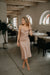 Etanna | Natural Silk Midi Slip Dress Powder Pink
