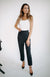 High-Waisted Trousers Black