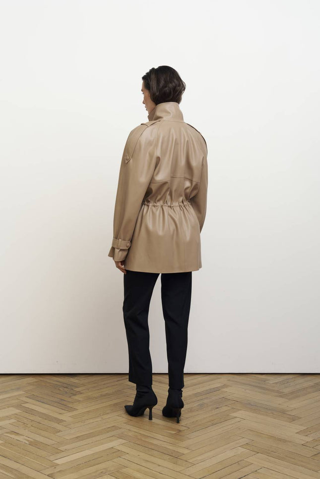 Kolosova | Eco-Leather Parka