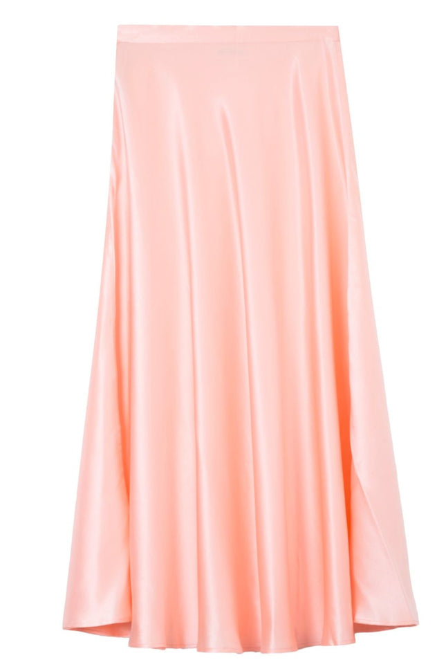 Bel Cashmere | Falda Victoria de seda melocotón