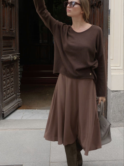 Bel Cashmere | Jersey Anais marrón