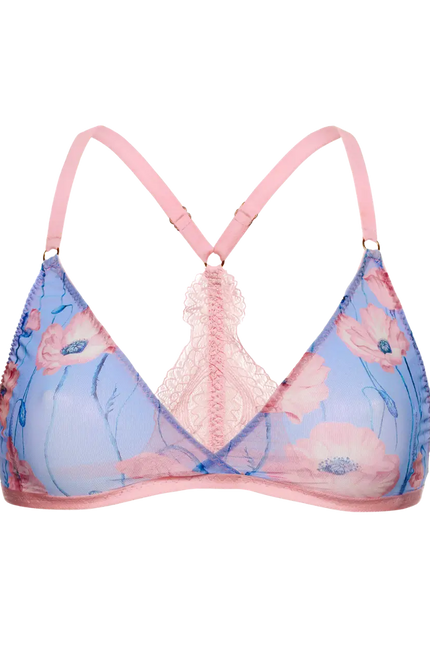 Luciela | PINK POPPY SHEER MESH BRALETTE