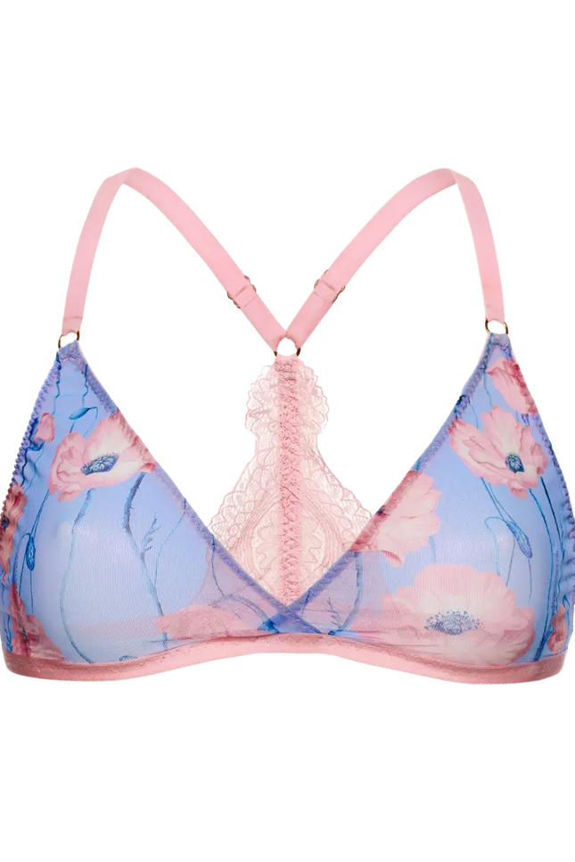 Luciela | PINK POPPY SHEER MESH BRALETTE