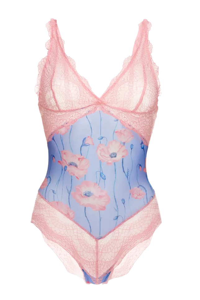 Luciela | PINK POPPY LACE BODYSUIT