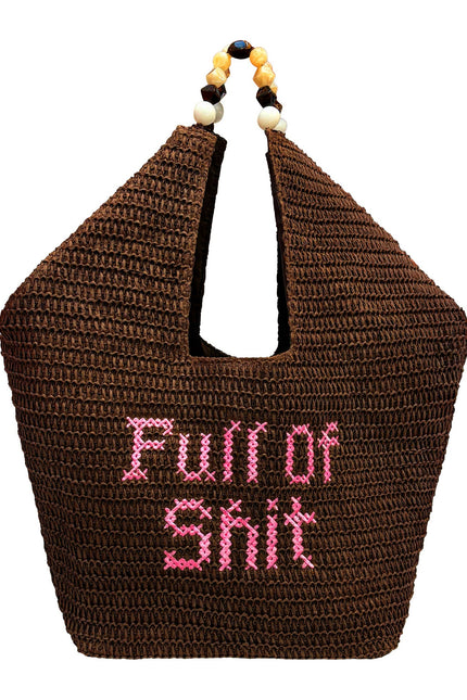 Lilly Loves | Full Of Shit Oversized Beach Bag