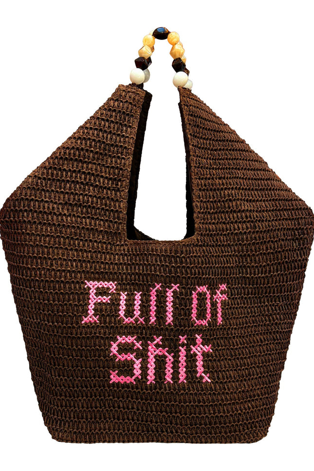 Lilly Loves | Full Of Shit Oversized Beach Bag