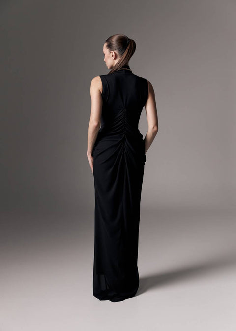 Kolosova | High-Cut Bodysuit Dress