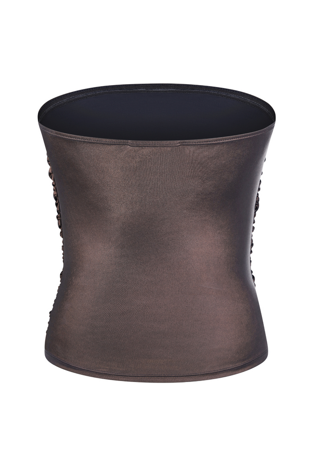 Kolosova | Bandeau top with mesh