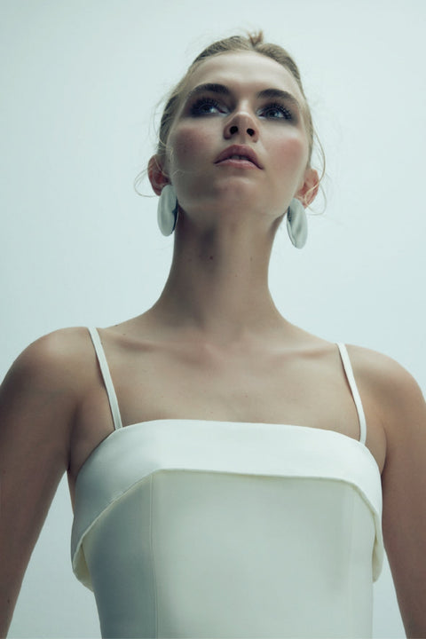 Nazli Ceren | Sukienka mini Gaia biała