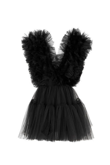 Liaaram | Ruffled Tulle Minidress