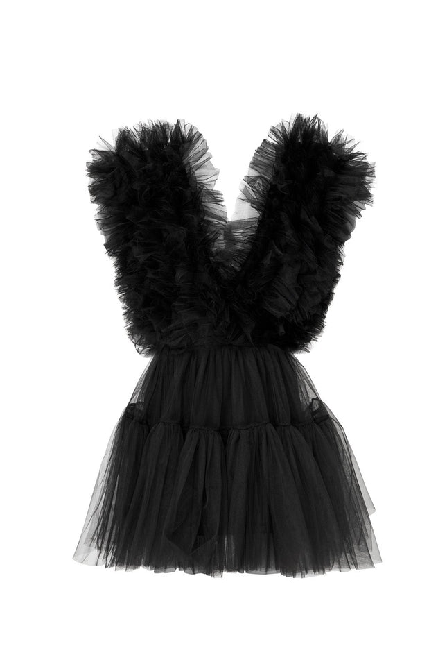 Liaaram | Ruffled Tulle Minidress