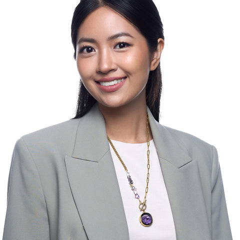 My Little Nature I Naszyjnik z ametystami