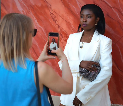 My Little Nature I Handmade Gold Plated Statement Necklace With Natural Volcanic Sand With Toggle Clasp