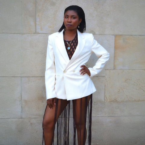 My Little Nature I Colorful Tourmaline Necklace With Joyful Beaded Toggle Clasp Gold Plated Chain