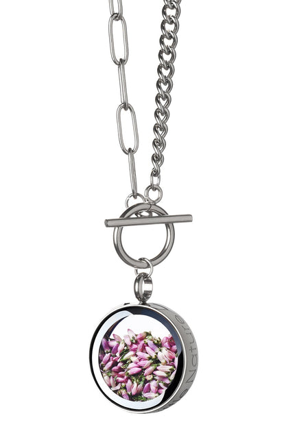 My Little Nature I Handmade Heather Necklace with Toggle Clasp - Nature-Inspired Jewelry