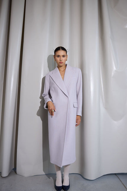 BÚDZIKO | COPENHAGEN WOOLEN LAVENDER COAT