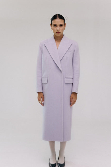 BÚDZIKO | COPENHAGEN WOOLEN LAVENDER COAT