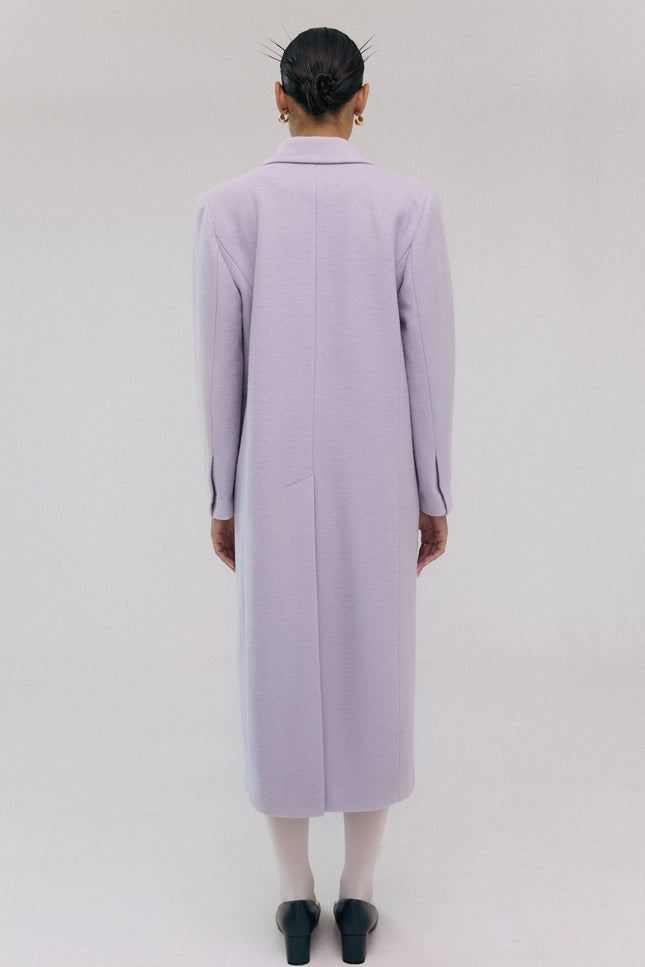 BÚDZIKO | COPENHAGEN WOOLEN LAVENDER COAT