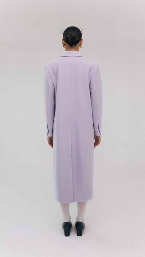 BÚDZIKO | COPENHAGEN WOOLEN LAVENDER COAT