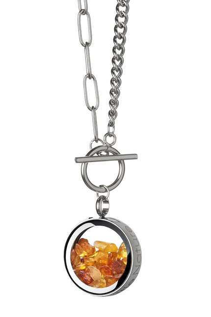 My Little Nature I Amber Toggle Clasp Necklace - Handmade Nature-Inspired Jewelry