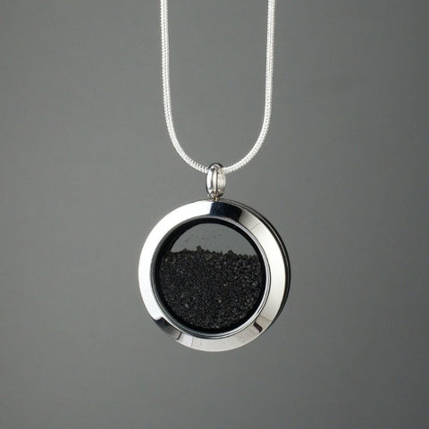 My Little Nature I Volcanic Sand Pendant Necklace – Sustainable Handmade Jewelry from Nature