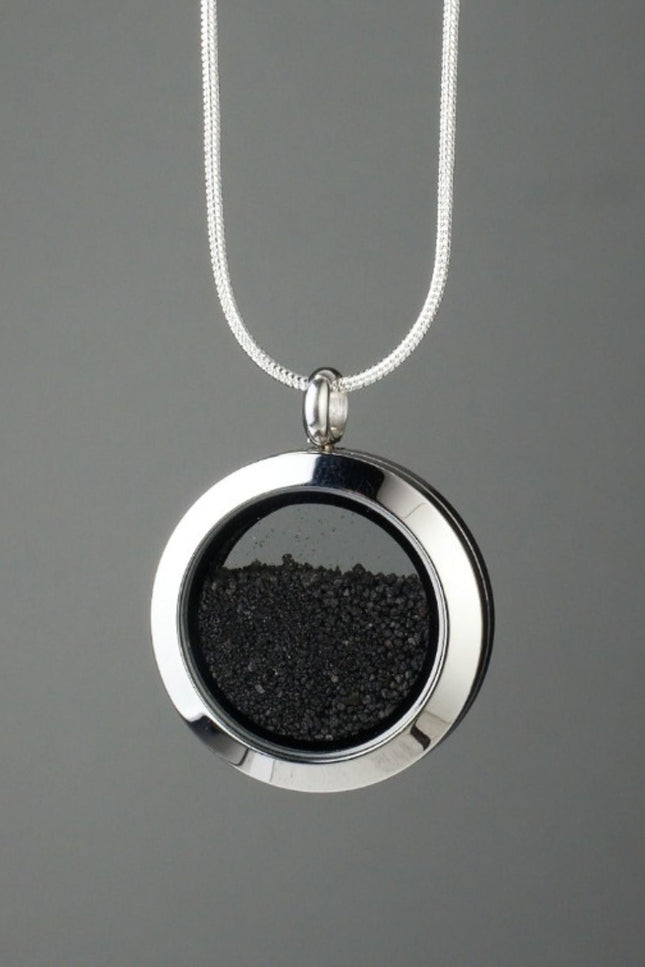 My Little Nature I Volcanic Sand Pendant Necklace – Sustainable Handmade Jewelry from Nature