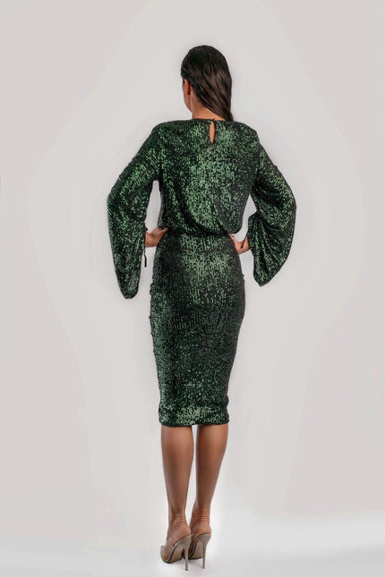 HIGH WAIST SEQUIN SKIRT - ANITABEL