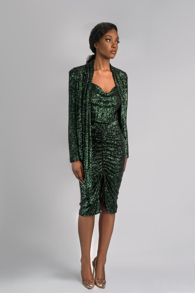 HIGH WAIST SEQUIN SKIRT - ANITABEL